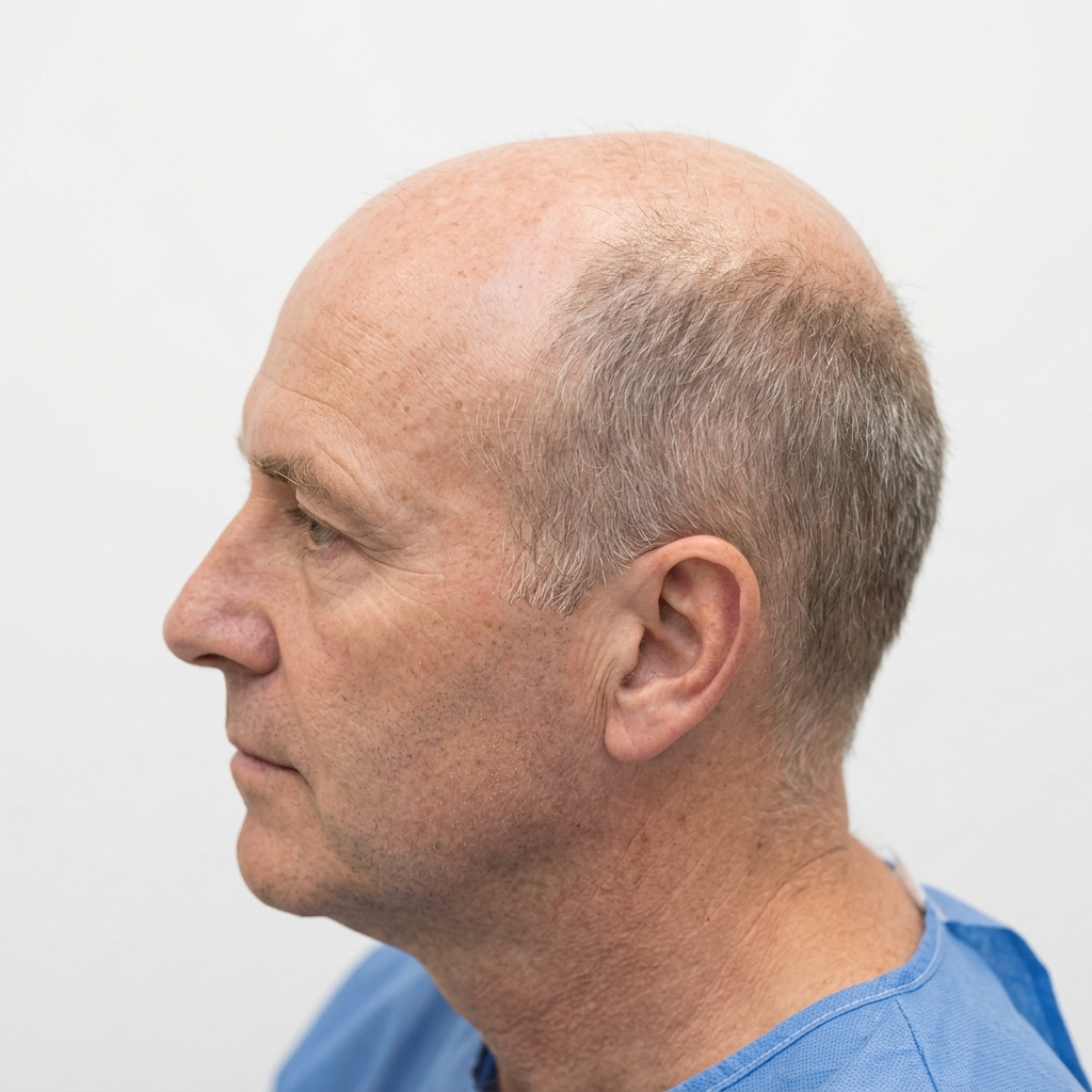 Before — DHI + بلازما مدمجة — 3200 بصيلة